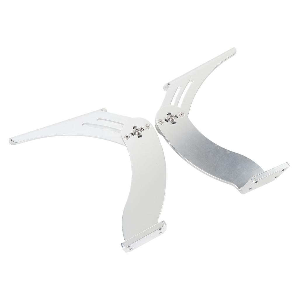 Paar Marine Armlehnen-Schwenkarm Aluminiumlegierung Verstellbarer Winkel Solide Stütze Boot Klappbare Armlehnen-Schwenkarme für Yacht Schiff