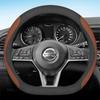 Leder Auto Lenkradabdeckung Für Nissan Qashqai J12 j11 X-Trail XTrail X Trail T33 Rogue 2015 -   2024 Zubehör
