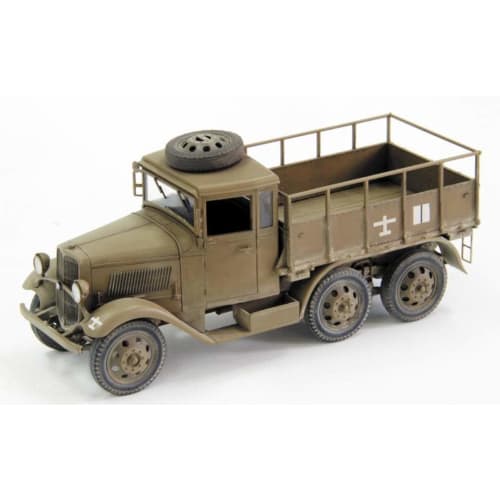 Fine Molds 1/35 Scale Japanese Army Type 94 Six-Wheel Motorized Freight Car, Box-Type Hardtop Plastic Model, FM30