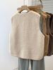 Women's Plus Size Faux Lambswool Vest - Autumn/Winter 2025 Collection