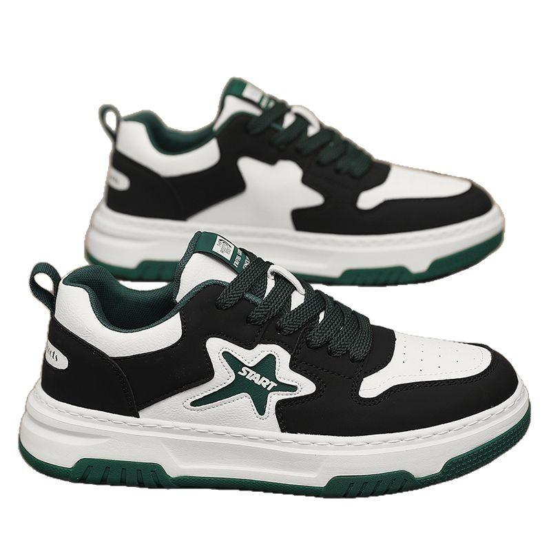 New Exquisite Men's Sneakers Youth Soft Bottom Lightweight Sports Running Shoes Fashionable and Versatile Casual Board Shoes