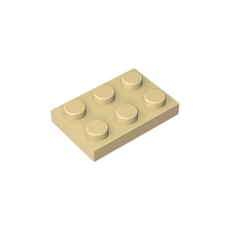 Small Particle Assembly Diy Building Block Bulk Accessories, Compatible Building Block 3021 Parts 2X3 Low Brick Board 6 Hole Sheet