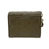 Dior Canage leather Lady Dior Bifold Wallet Brown leather Women Used