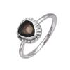 925 Sterling Silver Bicolor Raw Tourmaline Gemstone Ring 6.25 US Gift Ring