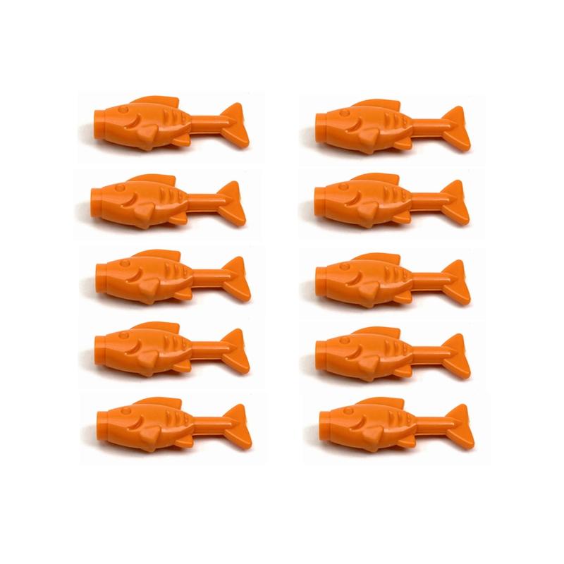 Non-Toxic Moc Animals Sea Zoo Fish Seagull Seal Scorpion Lobster Crab Coral Shell Toys For Children Educational Animals Building Blocks