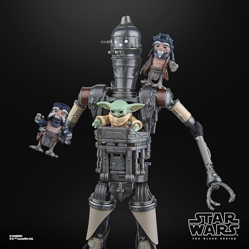 Hasbro Star Wars Black Series IG-12 & Grogu, Star Wars: The Mandalorian Collectible 15cm Action Figure 2-Pack G0074 Authentic