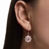 Swarovski Sonnenschein Kreis Zirkonia Ohrringe Damenohrringe Rosa 5642965