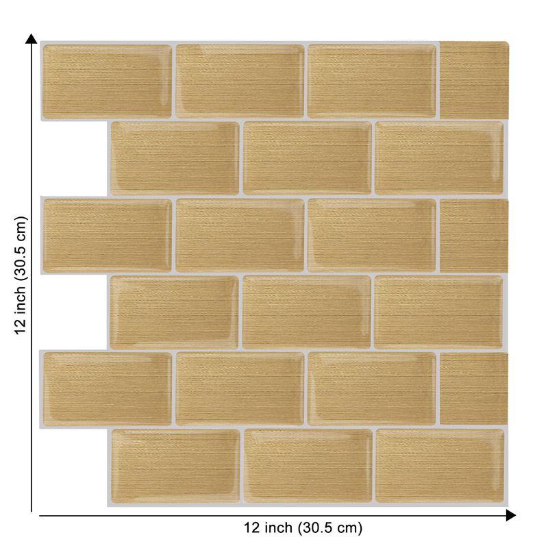 Vibrant 3d Self Adhesive Sticker Kitchen Tile Backsplash For Bathroom Wall Art