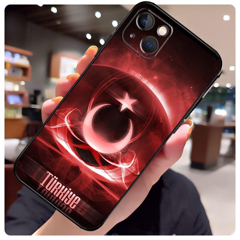

Turkey Turkish Flag Case For iPhone 17 Pro Max 15 14 13 11 12 16 Pro Max mini 15 16 Plus 16e 17 Air Phone Cover iPhone 16