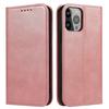 For iPhone 13 Pro 6.1 inch Cell Phone Case Wallet Magnetic Leather Stand Calf Texture Phone Cover