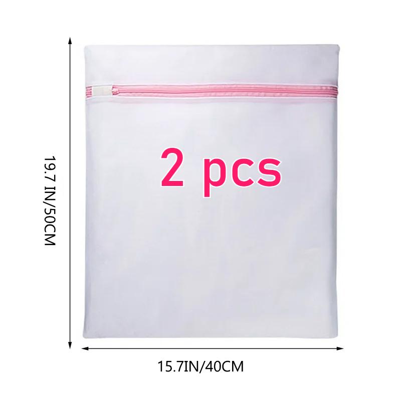Transparent Zippered Fine Mesh Laundry Bag with Pocket, Reusable Travel Storage Organizer for Shirts, Bras, Socks, Stockings