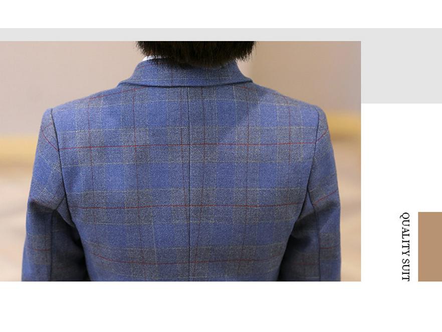 Stilvoller britischer Karoprint-Anzug für Jungen für Hochzeiten & Aufführungen