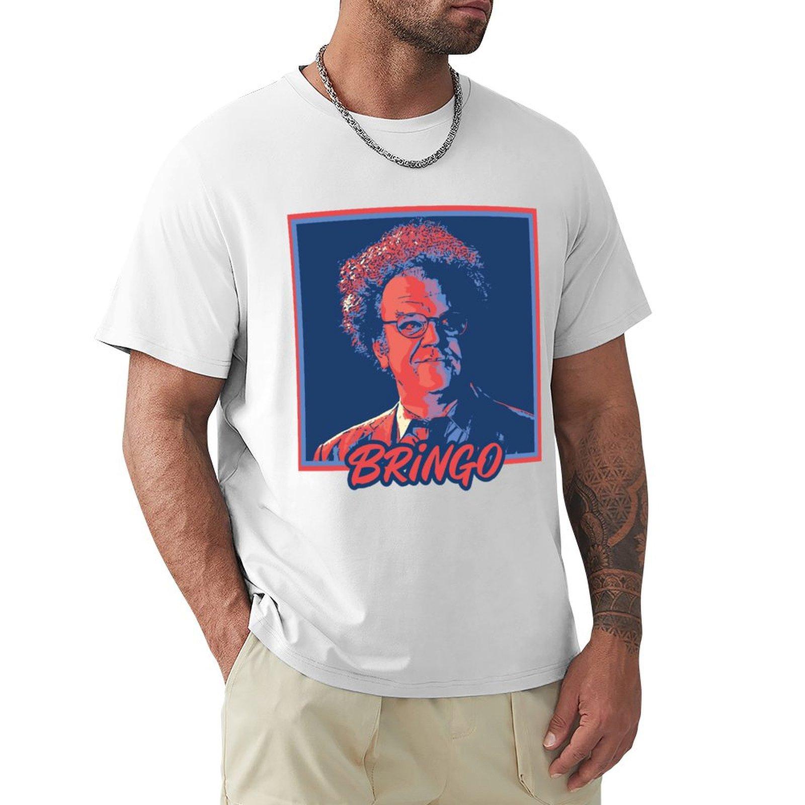 Unisexs Unisexs Light Blue Bringo Dr Steve Brule Funny Fans Tshirt Plus Size Everyday Tee Shirt S