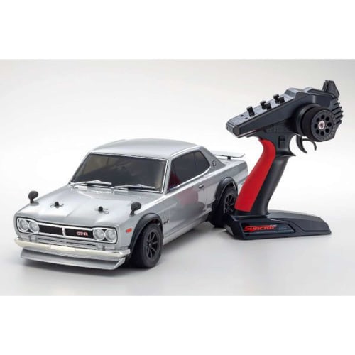 Kyosho 1/10 EP 4WD Fazer Mk2 FZ02 Nissan Skyline 2000GT-R (KPGC10) Tunet versjon Silver Electric Radio Control 34425T1C