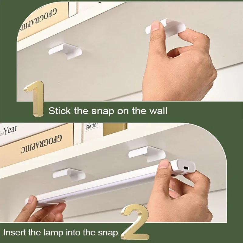 LED Cabinet Light PIR Motion Hand 40CM Sweep Sensor Desk Lights  USB Plug  For Home Kitchen Bedroom Closet Bedside Night Lamp