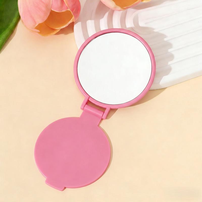 Portable Single-Sided Round Makeup Mirror - Ideal Gift
