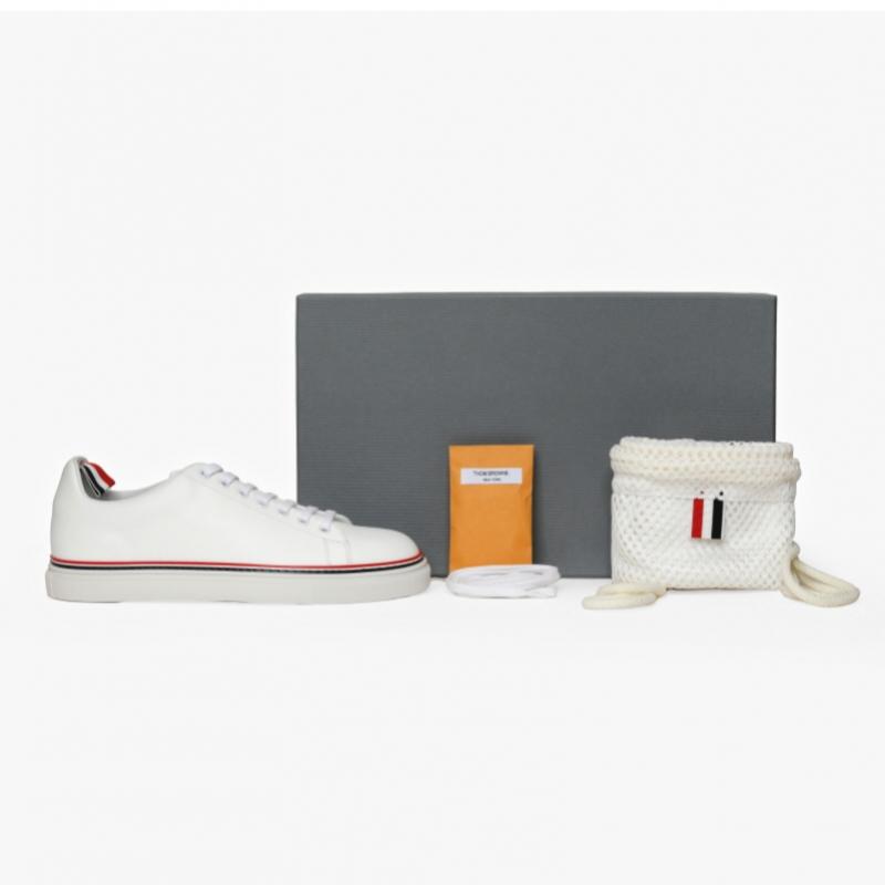 Thom Browne Stripe Tennis Sneakers Mfd219a 05584 100