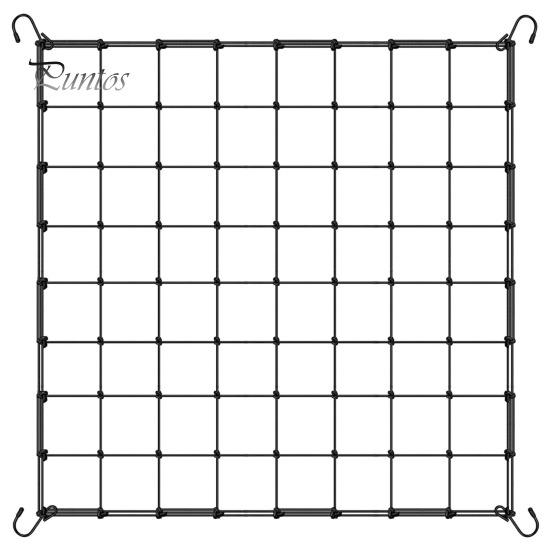 

Палатка для выращивания, решетка, поддерживающая сетчатая сетка, сверхмощный эластичный нейлон, аксессуары для палатки для выращивания, сетка для поддержки вьющихся растений с 4 крючками для огурцов, помидоров