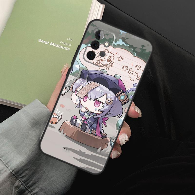 Genshin Impact Chibi For Samsung Galaxy A16 A06 A56 A36 A26 A05 A22 A32 A52 A54 A34 A14 A55 A15 A53 A33 A35 Case