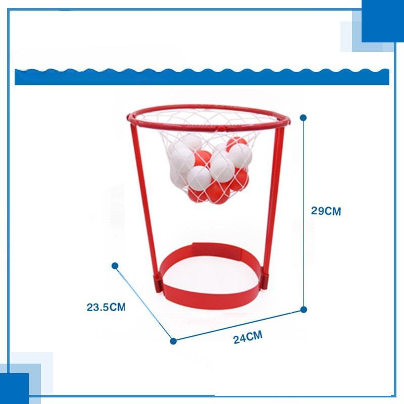 Headband Basketball Party Game Suitable for Parent-Youngsters Competition Adjustable Basketball Net Headband 20 Random Color Balls Two-person Game