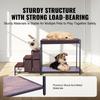 Pet Bunk Bed Dog/Cat Window Perch with Stairs Storage Medium Size