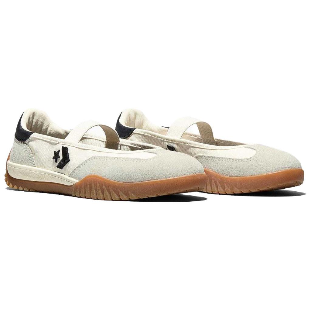 Converse Run Star Trainer Ballerina Beige Nero Sneakers Unisex Tan A16250C