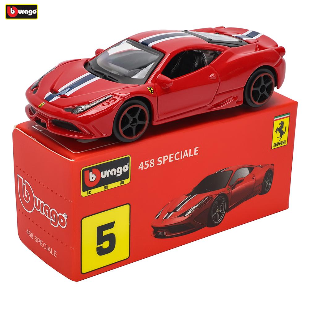 Bburago1:64 Ferrari ENZO SF90 SP3Model Small Collection Car Alloy Model Toy Gift Scene Decoration Classic and Exquisite
