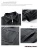 Men's PU Leather Jacket - Versatile Solid Color for Spring and Autumn
