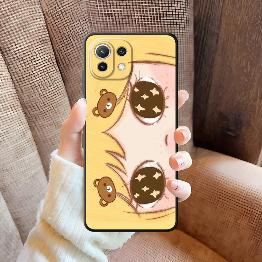 Retro Fashion Anime Eyes Case for Xiaomi Mi 13 Lite 12X 12T Pro 10T 12 14 11T 11 Funda Phone Cover