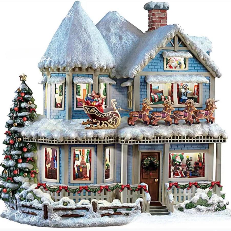 Santa Claus Acrylic Christmas Tree Pendant