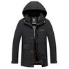 Goose down men's down jacket, thickened hooded dad jacket, extremely cold