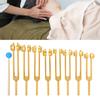 8pcs Professional Sound Healing Therapy Tuning Fork Aluminum Alloy Tuning Fork Tool Set