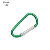 Flerfarget aluminiumsutstyr Legering karabiner Klatreknappspenne nøkkelring Camping Vandring Krok