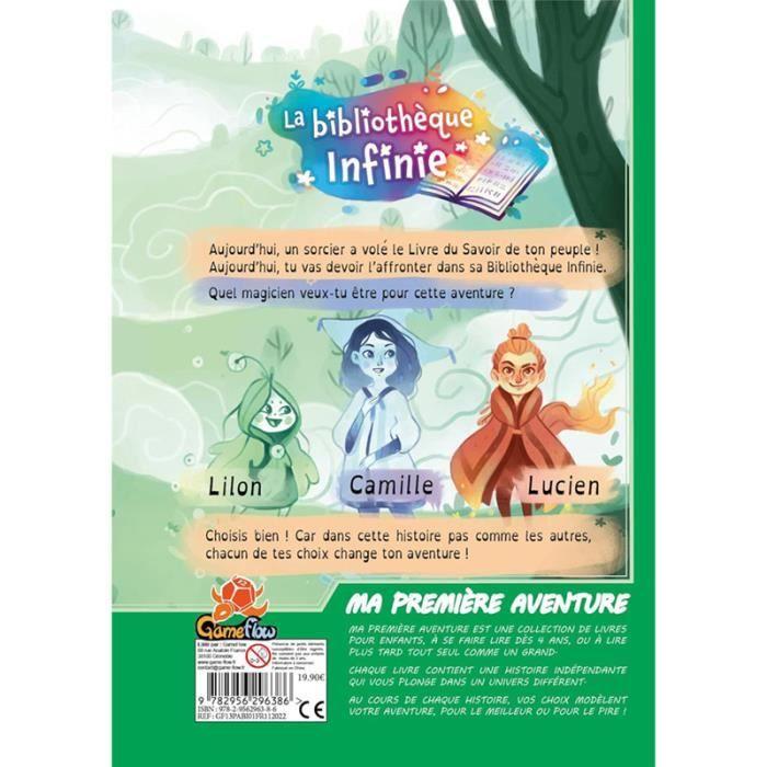 Ma Première Aventure - La Bibliothèque Infinie - Jeux de société - Jeux pour les enfants - Jeux pour apprendre