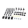 50pcs Engine Under Cover Retainer Clips Underbody Mudguard Door Bumper Panel Fastener Screw for