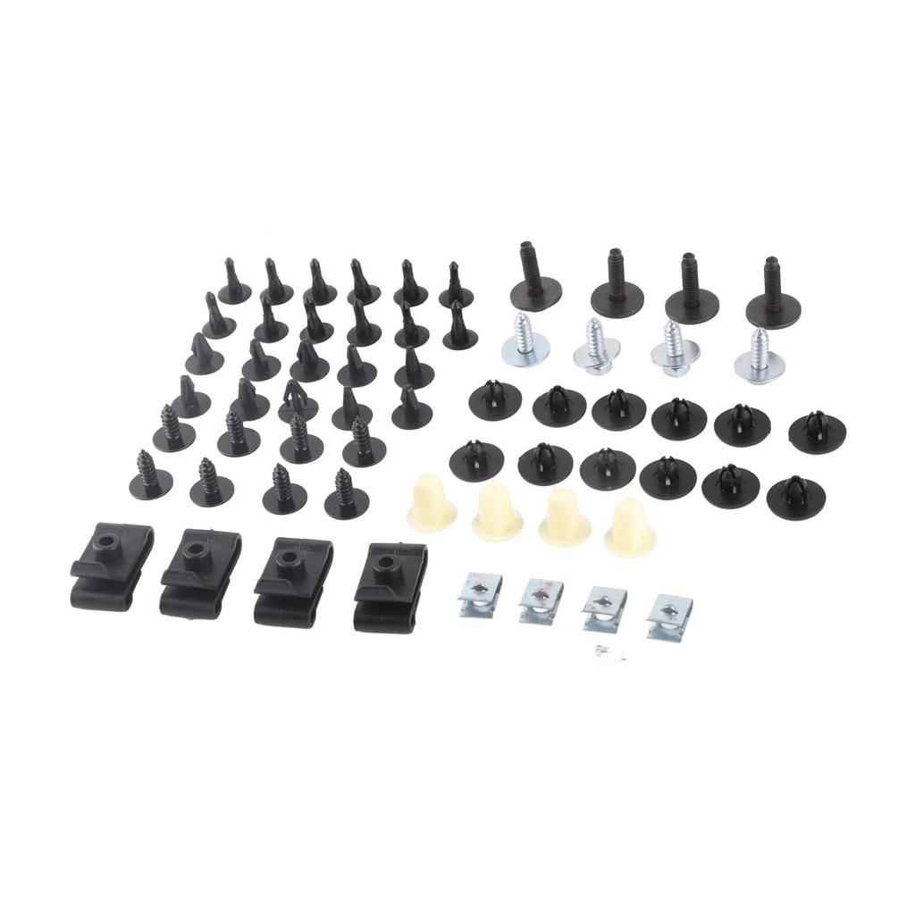 50pcs Engine Under Cover Retainer Clips Underbody Mudguard Door Bumper Panel Fastener Screw for