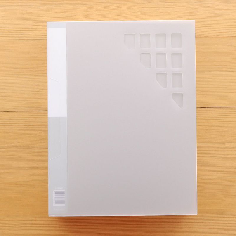 

Large Loose-Leaf Buggy Bag Office Folder 80 Pages - Gray