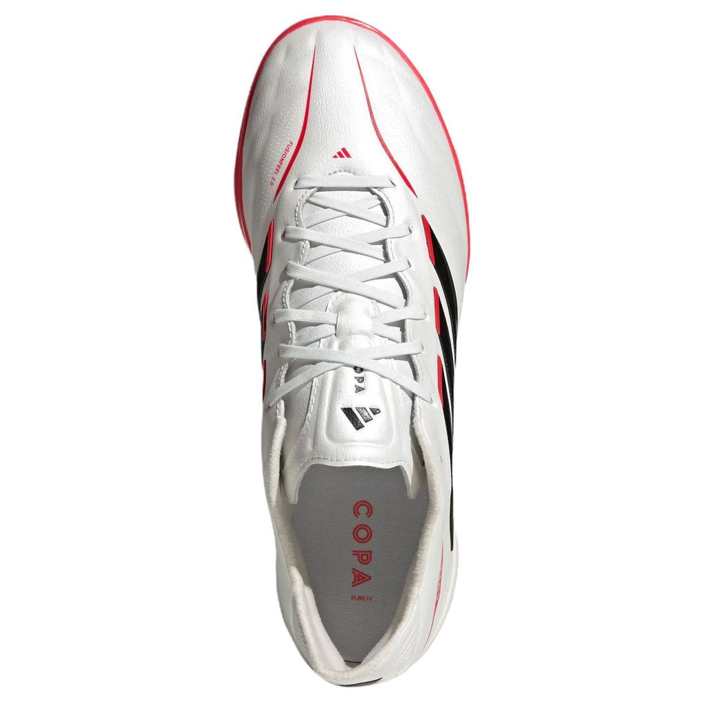 adidas Copa Pure 4 Pro Turf Zero Metalic Core Black Lucid Red Unisex Sneakers White JQ0427