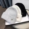 Süßer Weicher Warmer Flauschiger Herbst Winter Dicke Mütze Für Damen Mädchen Einfarbige Beanie Mützen Modische Vielseitige Ohrenschützer Mütze Geschenke