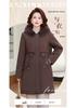 Mom's 2025 Winter Parka: Mid-Length, Double-Sided Cotton Jacket with Velvet for Middle-Aged and Elderly Women.