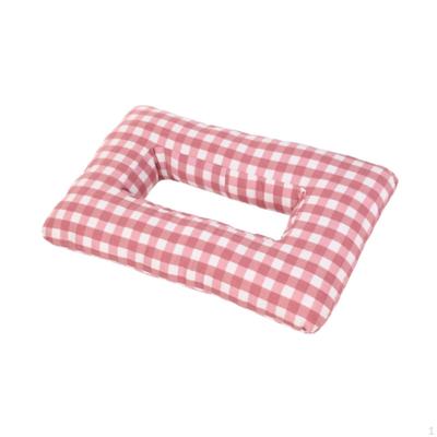 Ear Piercing Pillow Cushion Ergonomic Portable Decoration Neck Support with Hole Sleeping for