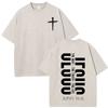 Jesus Christian Bible Verse Print Tshirt Unisex Unisex Fashion Tshirt Shortsleeved Loose Casual Cotton Vintage Washed T Shirts