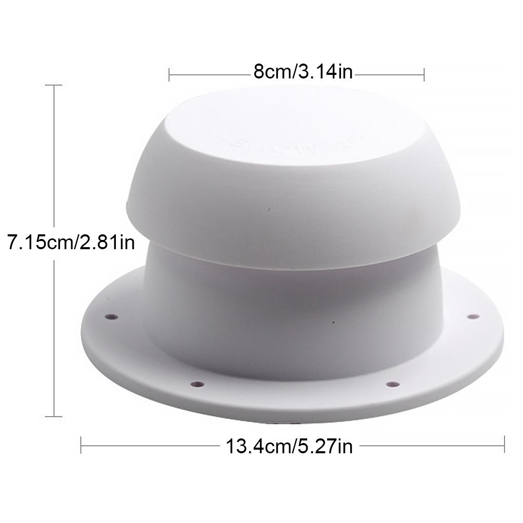 RV Vent Covers Ventilation Caps Top Mounted Air Circulation White