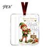 Stocking Stuffer Money Holder Personalized Christmas Cash Ornament, Custom Acrylic Clip for Holiday Versatile Tree Decorations, Unique Hanging