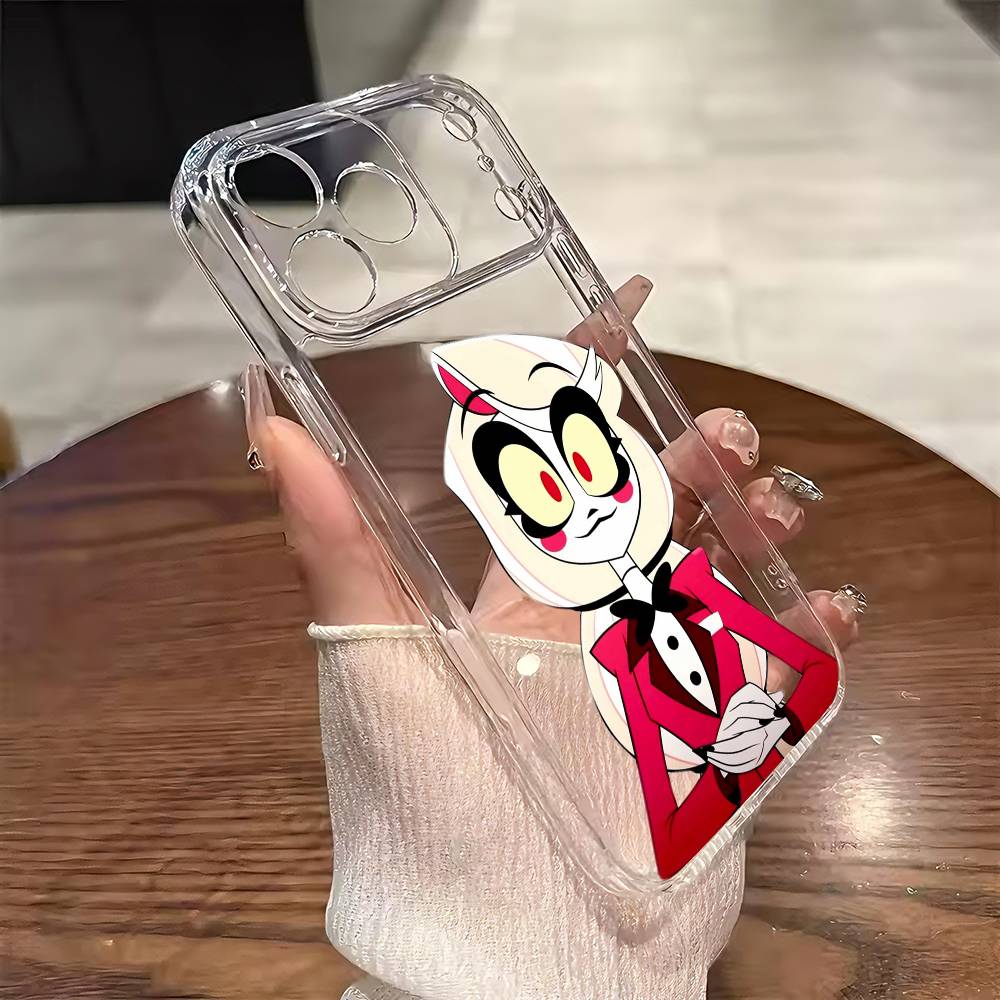 Charlie Morningstar H-Hazbin H-Hotel Handyhülle Für iPhone 17 16 15 14 13 12 11 Mini Pro Max Plus Transparente Hülle