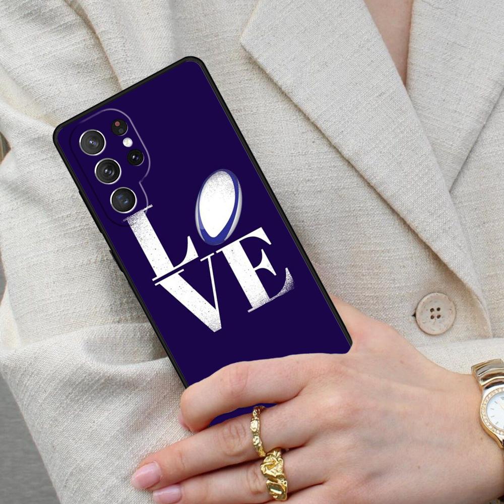 Rugby Cell Phone Case for Samsung Galaxy S26 Ultra S25 S24 S23 S22 S21 S20 Note10 Cover