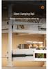 Punch-Free Under-Mount Kitchen Cabinet Pull-Out Dish & Bowl Storage Rack