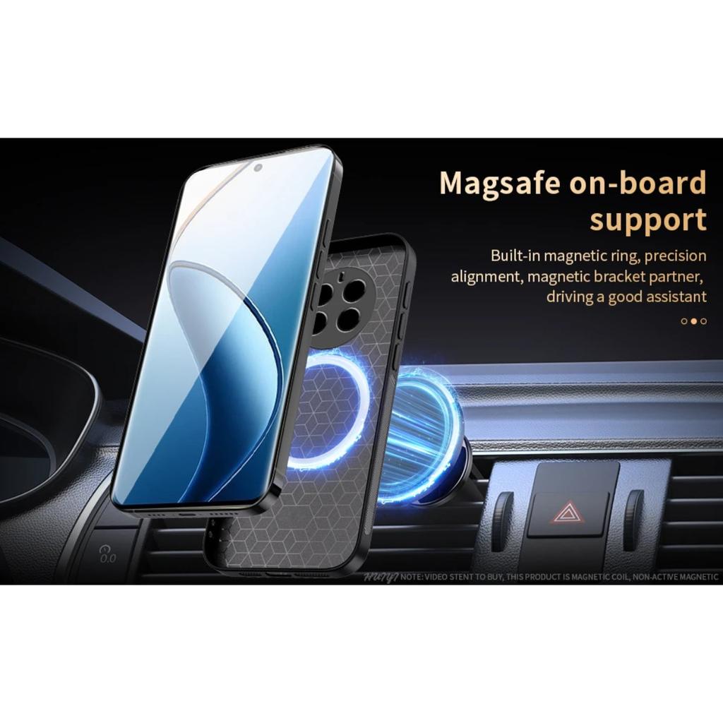 Leather Phone Case for Oppo Realme 11 12+ Pro Plus 11x C67 C63 C61 Car Magnetic Holder Full Lens Silicone Protection Phone Cover