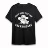 Men's Trend Classic T-Shirt Cowboy Frog Humorous Tee Short Oversize Black Cotton