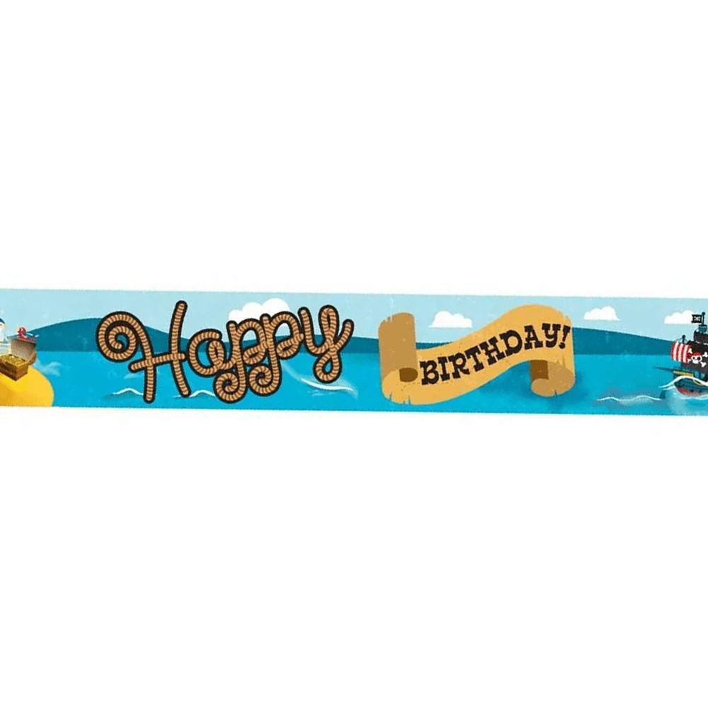 Apac Foil Pirate Happy Birthday Banner